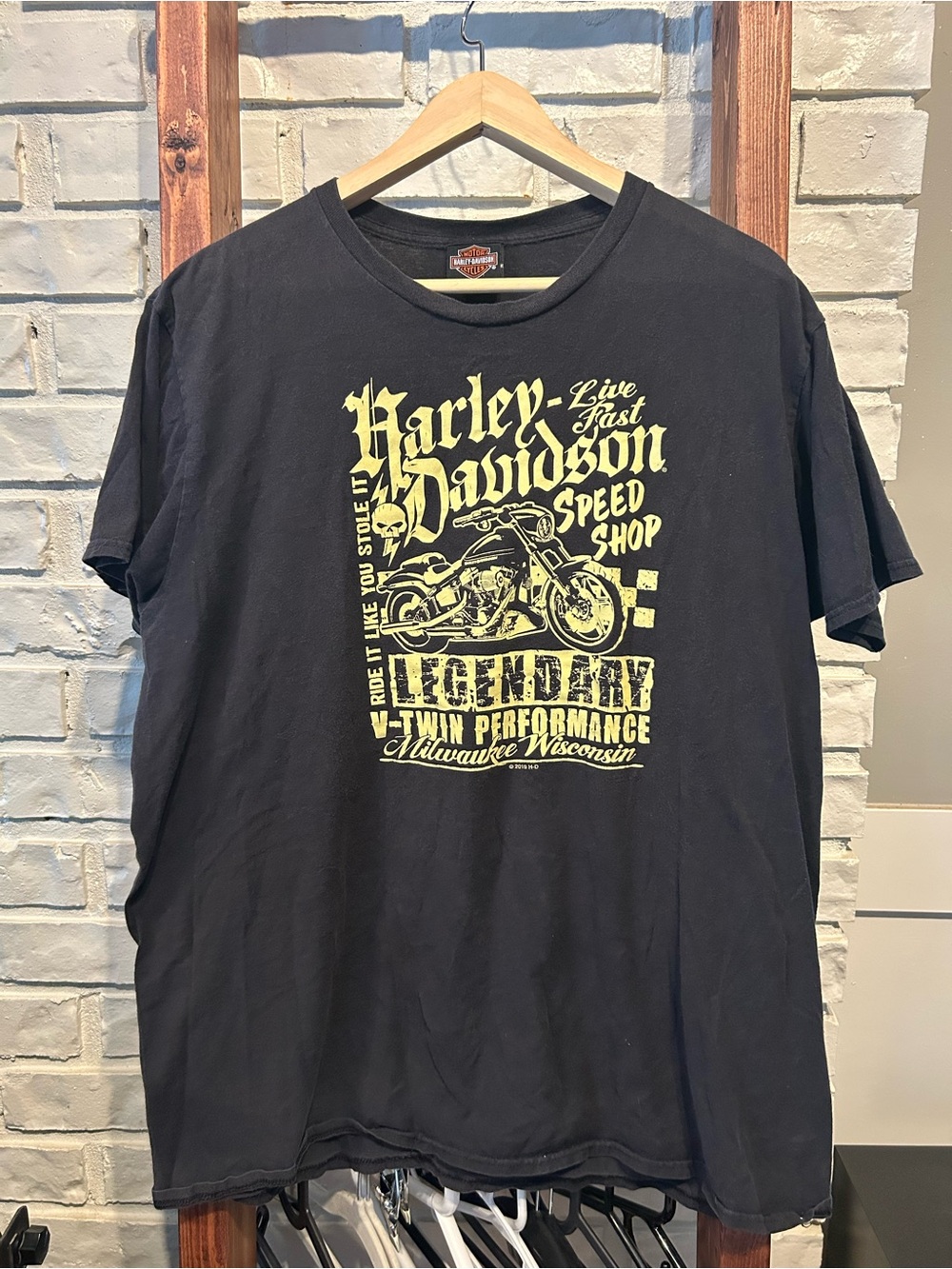 Harley Davidson Speed Shop - Hillbilly HD T-Shirt, Size: XL